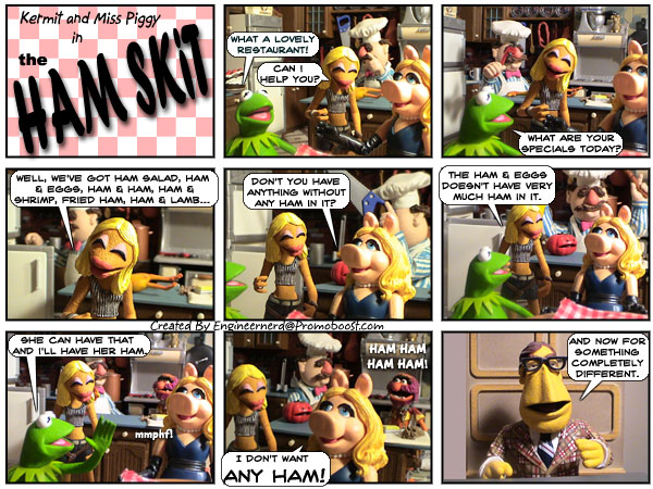 Muppets, Muppet Comics, Action Figure Comics, Hamalot, Monty Python Parody