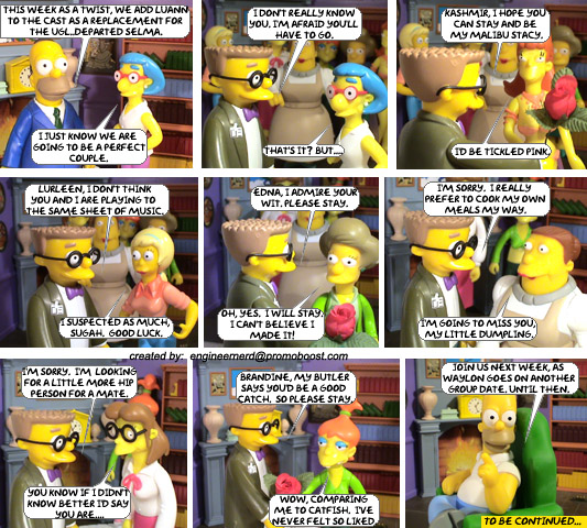 WOS, The Simpsons, World of Springfield, Toy Comics, Action Figures, Homer, Smithers, Average Schmoe.