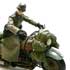 German on Motorcycle