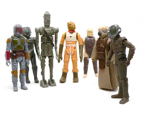 Star Wars, Star Wars Action Figures, 4-LOM, droid, Zuckuss,  Action Figure Review
