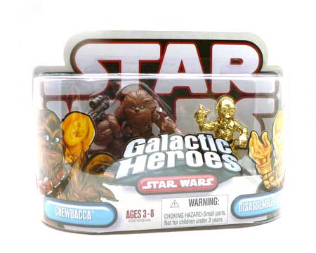 Star Wars, Star Wars Action Figures, Galactic Heroes, Action Figure Review, Chewbacca, Chewie, C-3PO