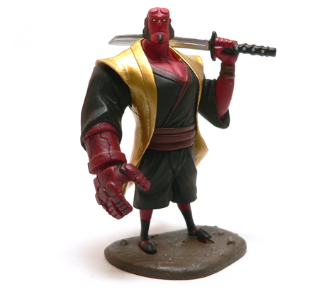 Hellboy, Animated, Kimono, Gentle Giant, Bust-Up, Action Figure Review