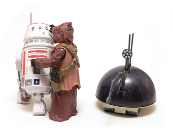 Star Wars, Star Wars Action Figures, jawa, LIN droid, Action Figure Review