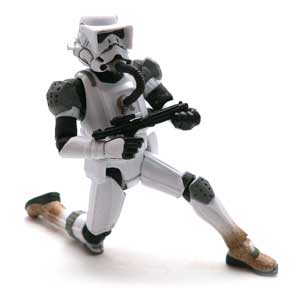 Imperial Jumptrooper, Force Unleashed, Expanded Universe, Star Wars, Star Wars Action Figures,  Action Figure Review