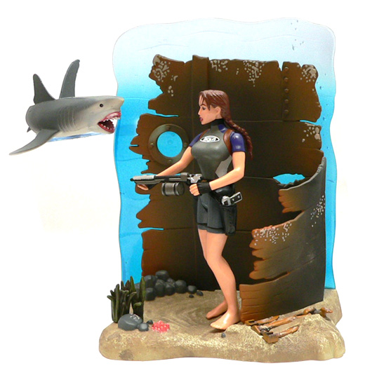 Lara Croft, Tomb Raider, Eidos, Shark, Tomb Raider 2, Playmates