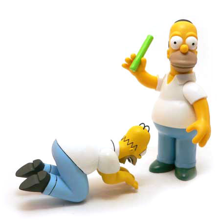 Simpons, Homer Simpson, Plopper, Simpsons Movie, Action Figure Review