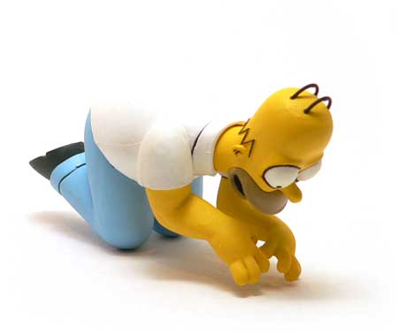 Simpons, Homer Simpson, Plopper, Simpsons Movie, Action Figure Review