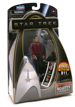Star Trek®, Action Figures, Enterprise, Playmates Toys, Scotty, Galxy Series, Action Figure Review