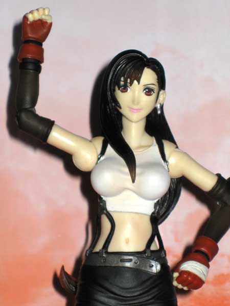 Final Fantasy VII, Tifa Lockhart, Play Arts, Action Figure Review